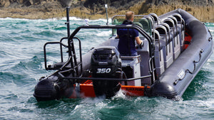 3D Tender Roll Bar Patrol with Divers Platform and Ladder  (R11)